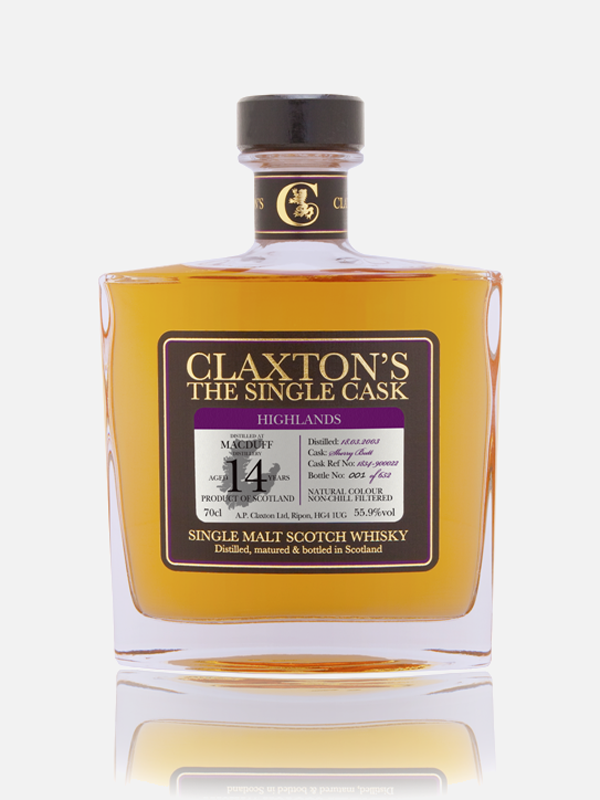 Macduff 14y 2003 - Single Malt Scotch Whisky (Claxton's - The Single Cask)