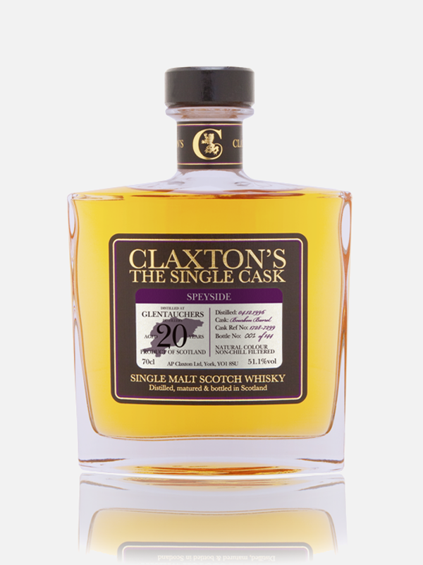 Glentauchers 20y, 1996, Single Malt Scotch Whisky (Claxton's - The Single Cask)