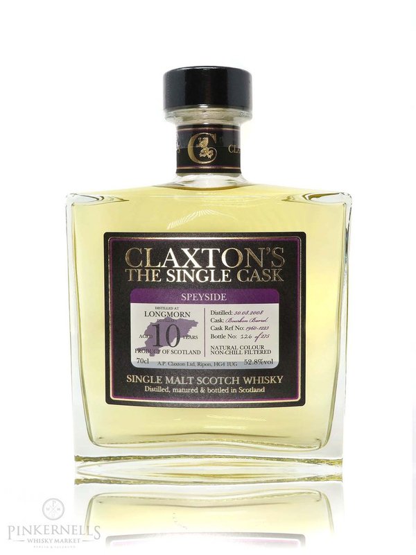 Longmorn 10y, 2008, Single Malt Scotch Whisky (Claxton's - The Single Cask)