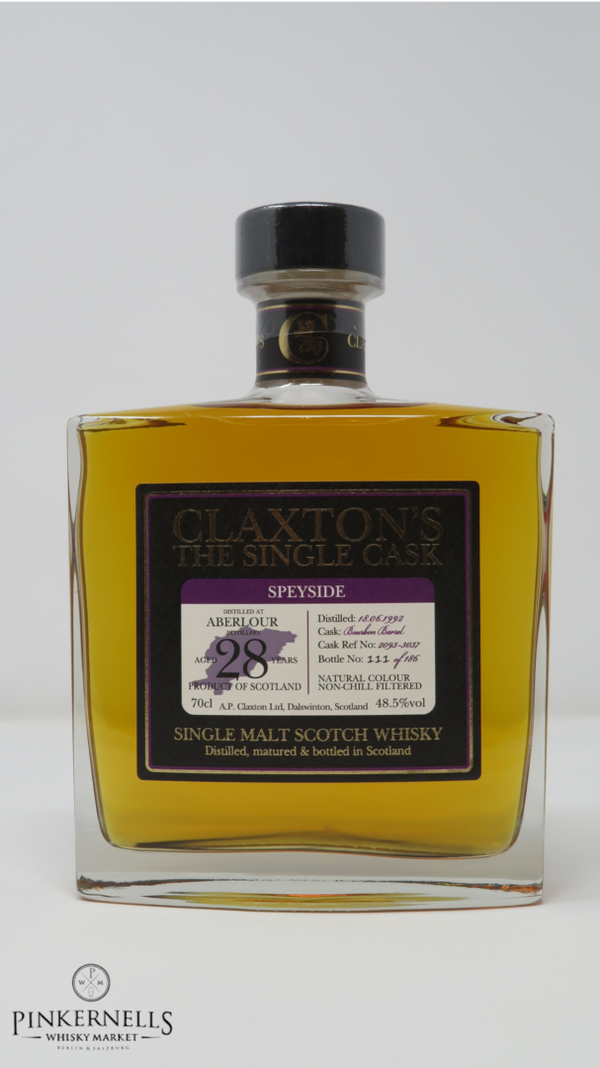 Aberlour 28y, 1992, Single Malt Scotch Whisky  (Claxton's - The Single Cask)