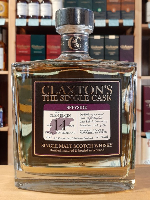 Glen Elgin 14y, 2006, Single Malt Scotch Whisky  (Claxton's - The Single Cask)
