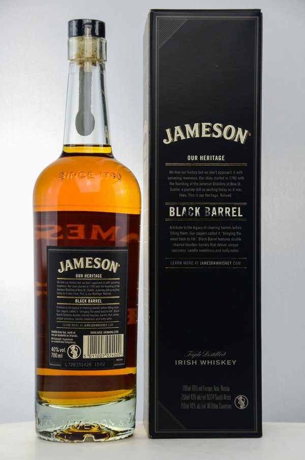 Jameson Black Barrel - Irish Whiskey