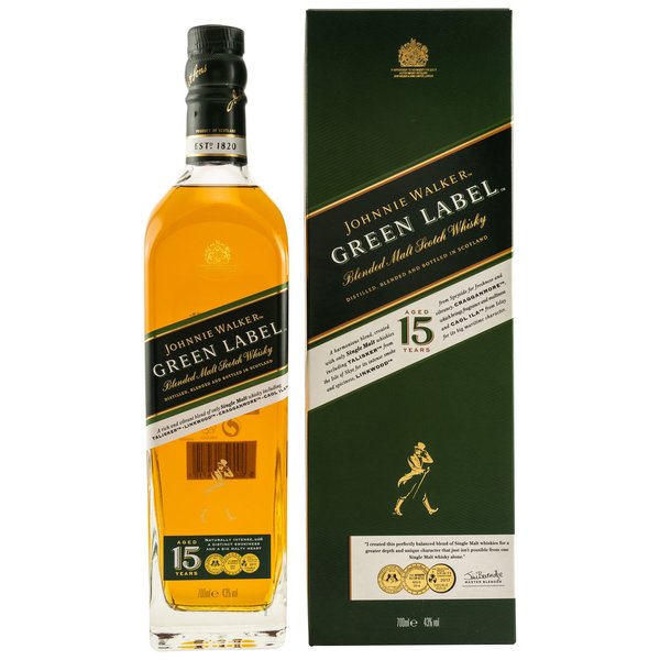 Johnnie Walker Green Label 15y - Blended Scotch Malt Whisky