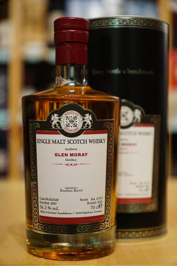 Glen Moray 2007-2021, Single Malt Scotch Whisky (Malts of Scotland)