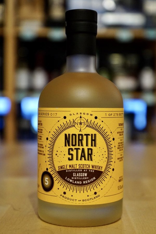Glasgow 2016 5y, North Star Spirits - Single Malt Scotch Whisky
