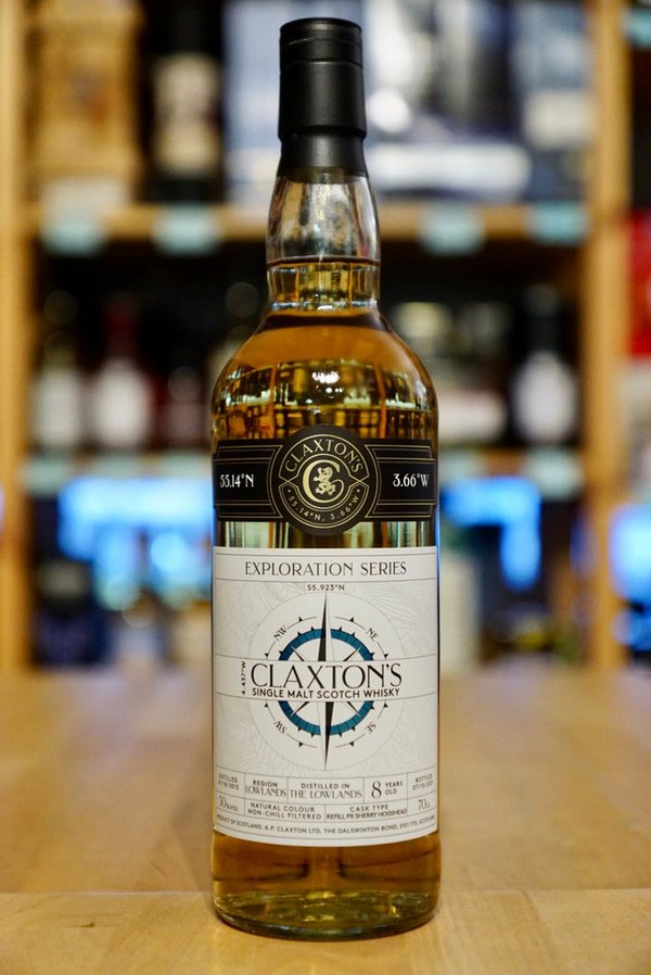 The Lowlands 8y, 2013, Single Malt Scotch Whisky (Claxton's Exploration Series)