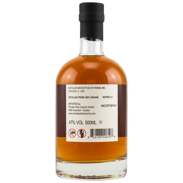 Koval Single Barrel Bourbon Whiskey – American Bourbon Whiskey