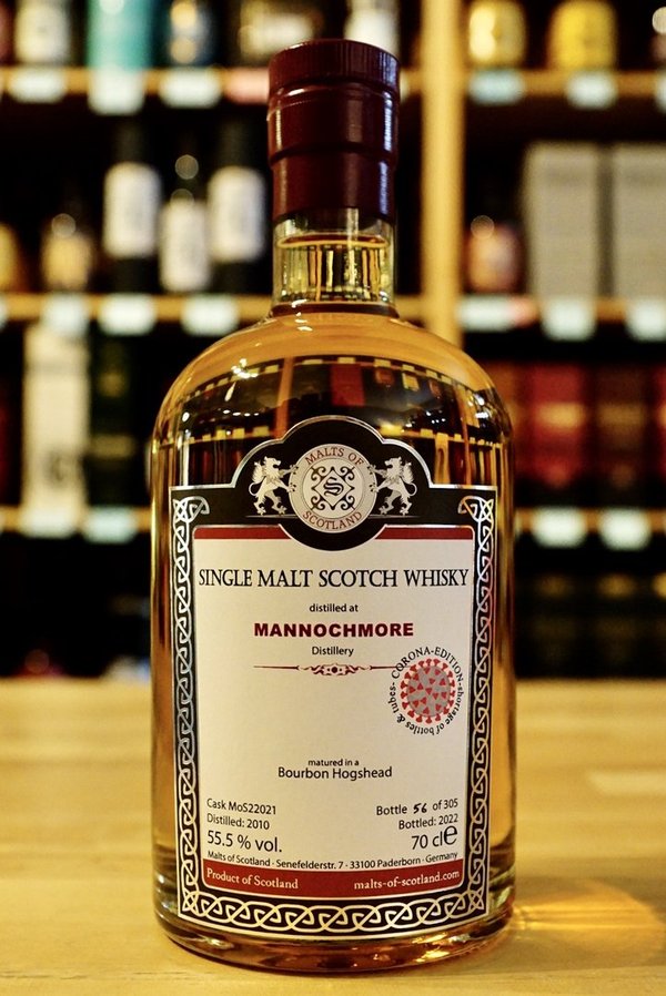 Mannochmore 2010-2022, Single Malt Scotch Whisky (Malts of Scotland)