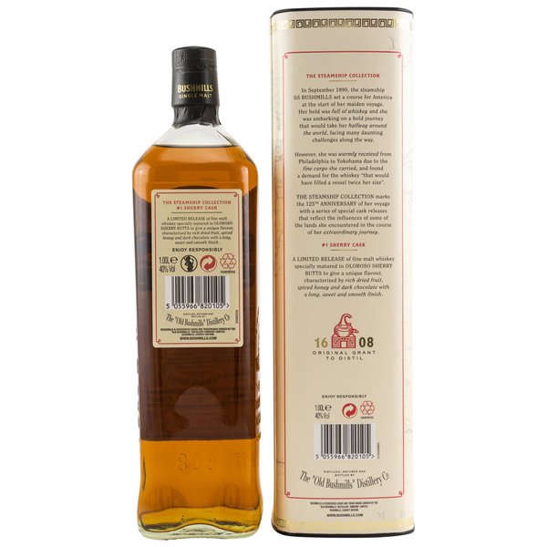 Bushmills Steamship Collection Sherry Cask