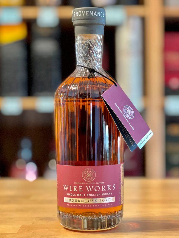 Wire Works Double Oak Port – Single Malt English Whisky – White Peak Distillery